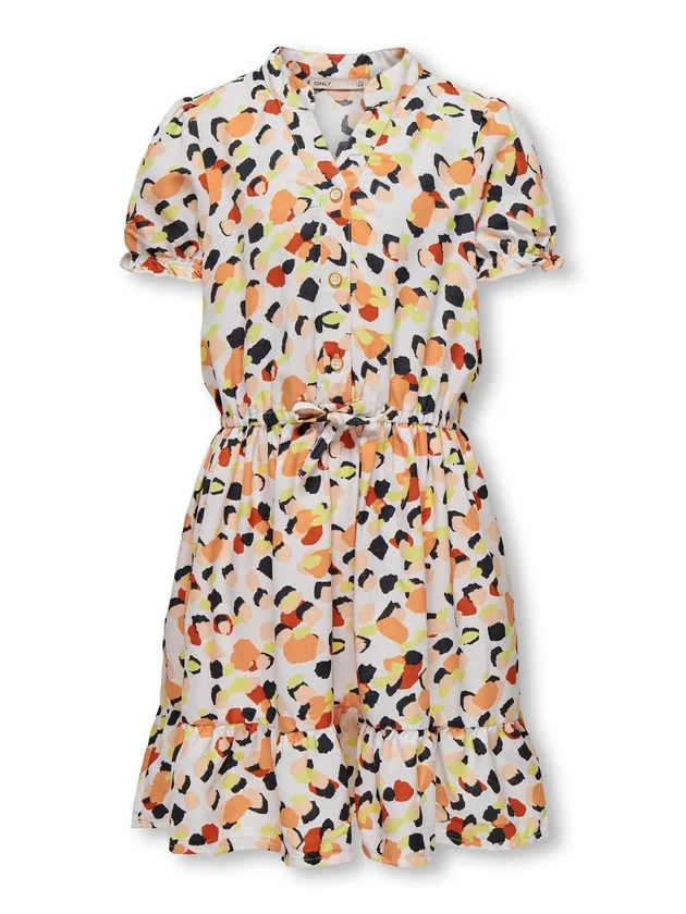 Koglizzy S S Tie String Dress AOP C