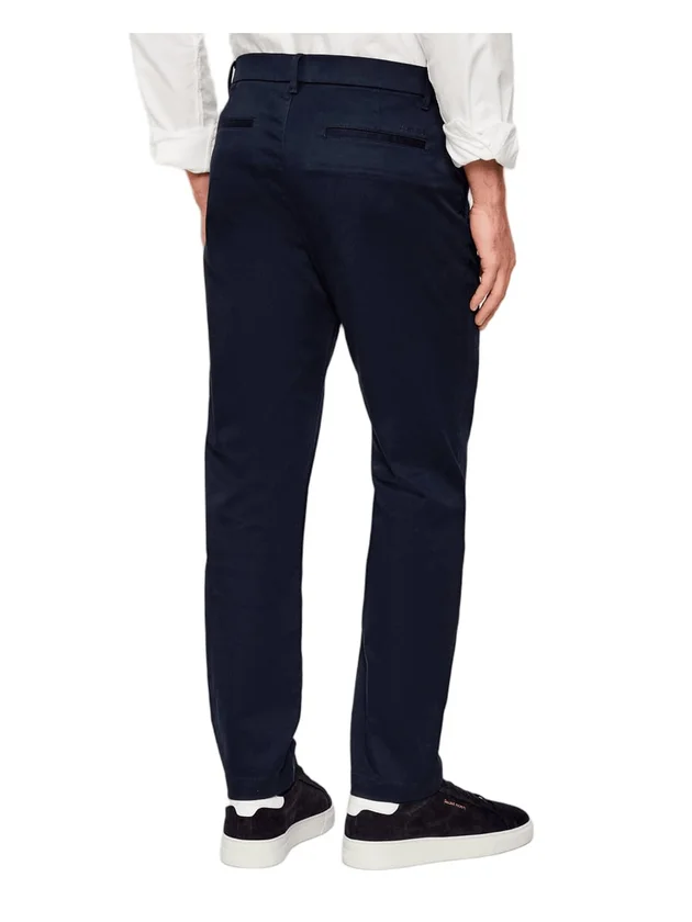 Slim Refined Cotton Stretch Trou