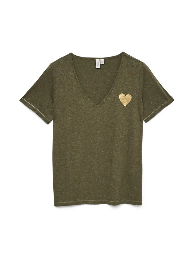 Jatinka S S V Neck Top