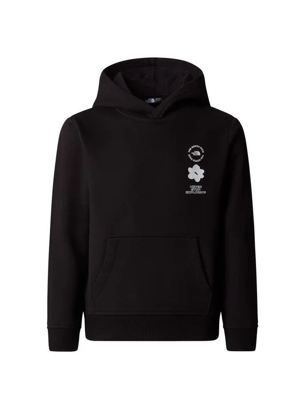 Flower Graphic Relaxed Hoodie