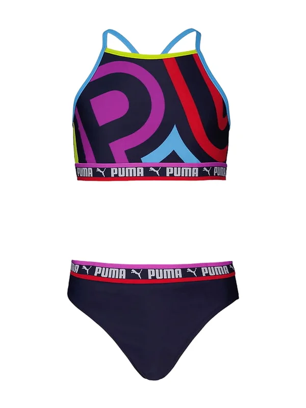 Placed Print Bikini Set