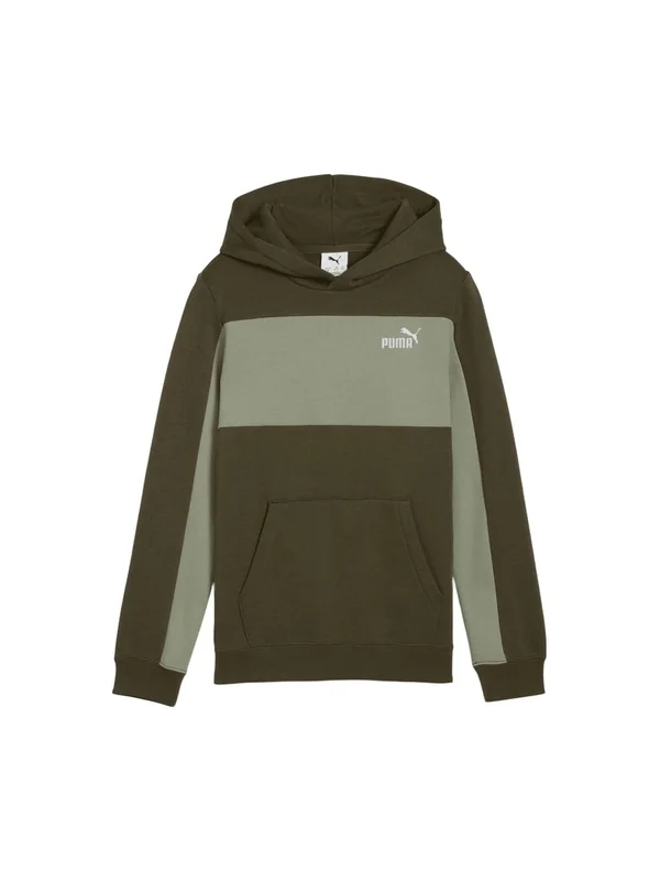 Ess Block Small Logo Hoodie Fl B
