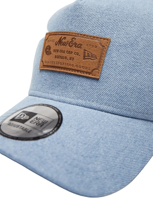 Denim Leather Patch Trucker