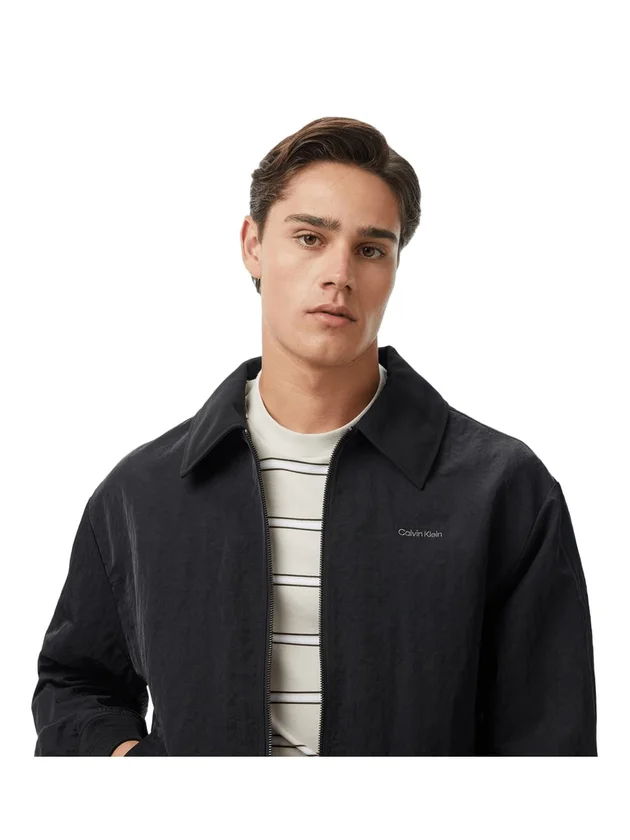 Nylon Collared Reversible Jkt