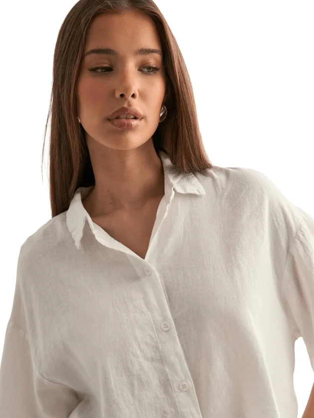 VMLINN 2/4 Short Shirt Wvn Noos