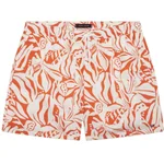 ABSTRACT FLORAL BONFIRE ORANGE