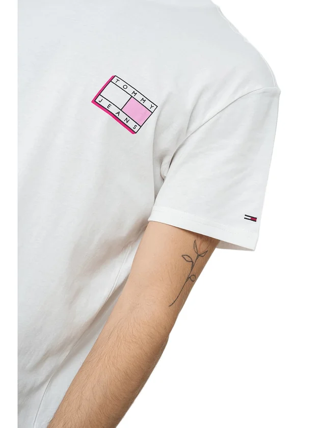 Slim Pop Color Flag Tee Ext