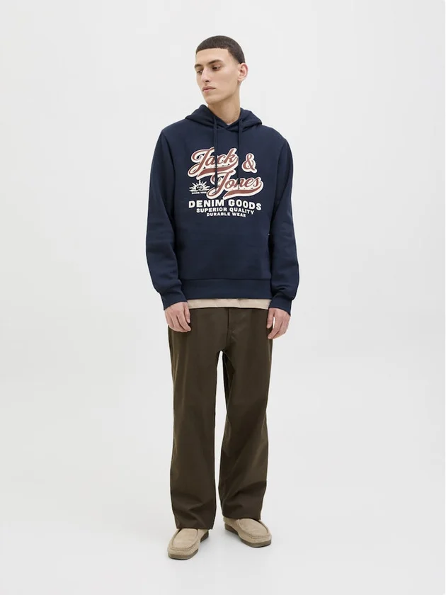 JJElogo Sweat Hood 2 Col 25 26 Noos