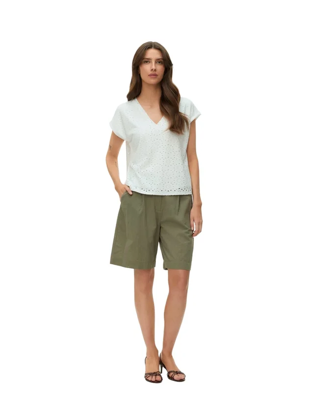 Liv Ss V Neck Top