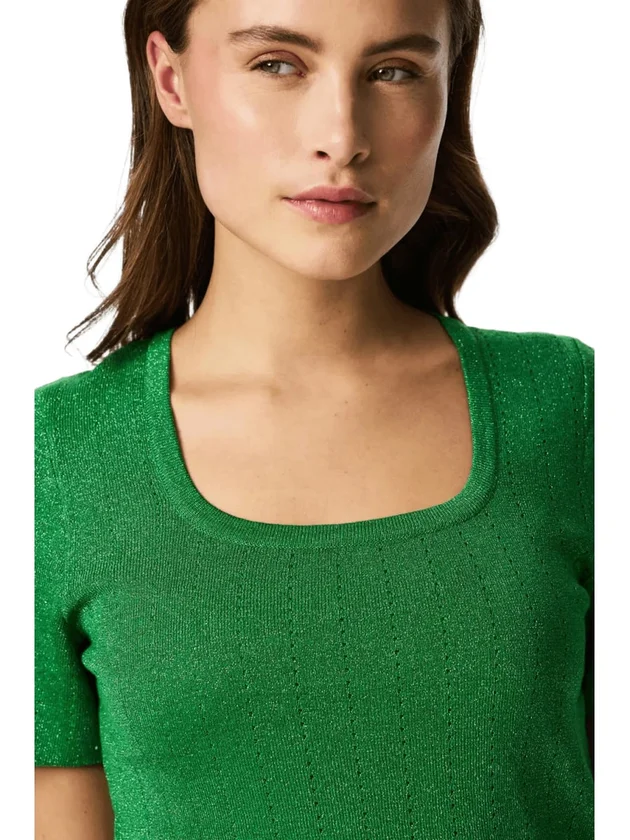 Ss Squared Knit Top Msa