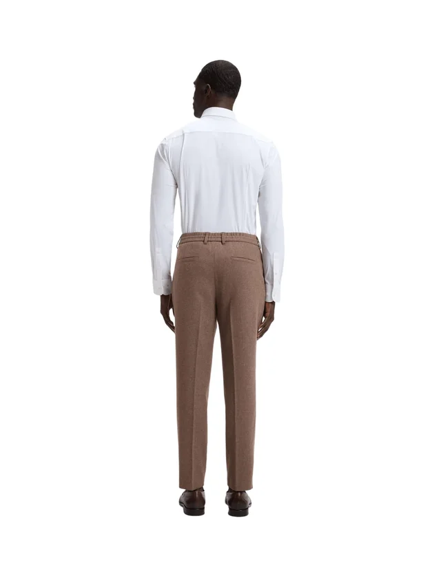P-Hank Slim Fit Chemise Col Kent Poignets Boutonnés