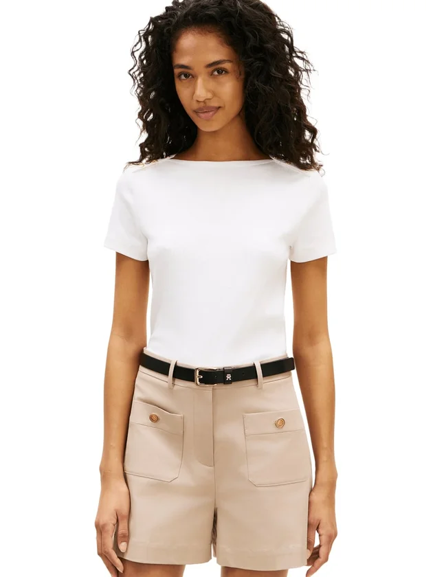 Gold Button Slim Ss