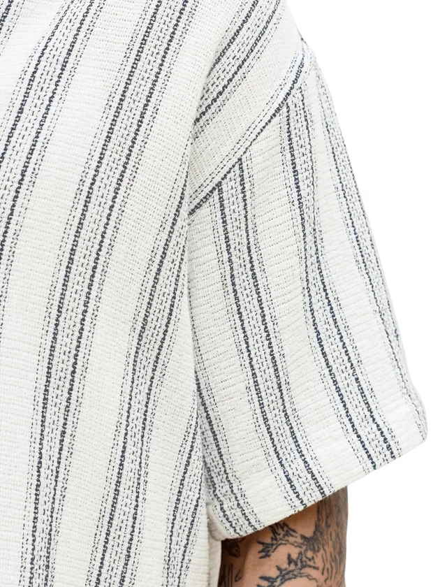 Jjecoba Stripe Resort Shirt Ss Sn