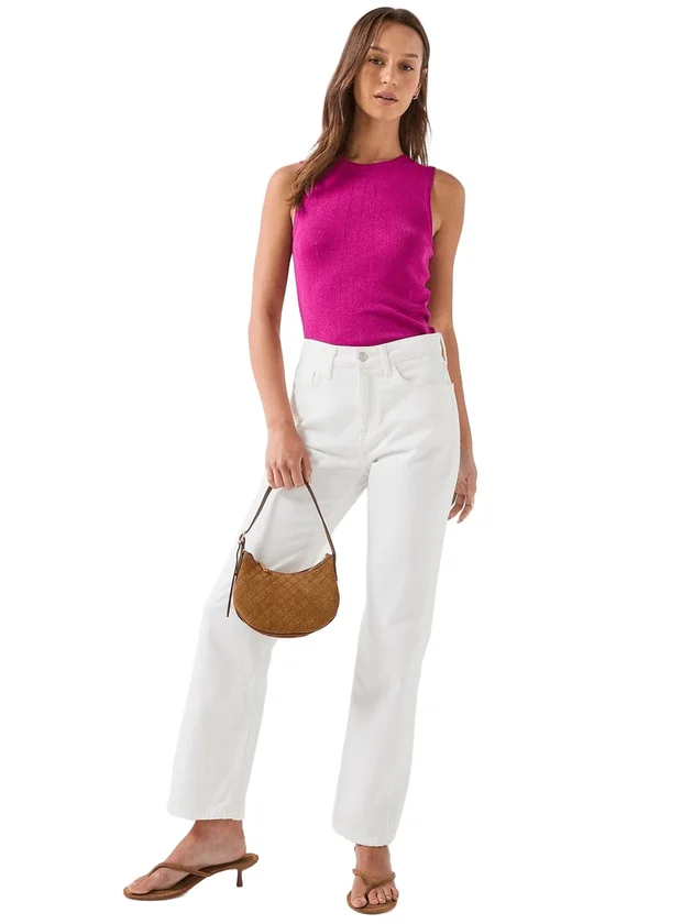 Salima Sl O Neck Knit Top