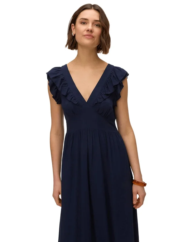 Easy Joy S L Detail Ankle Dress Wvn