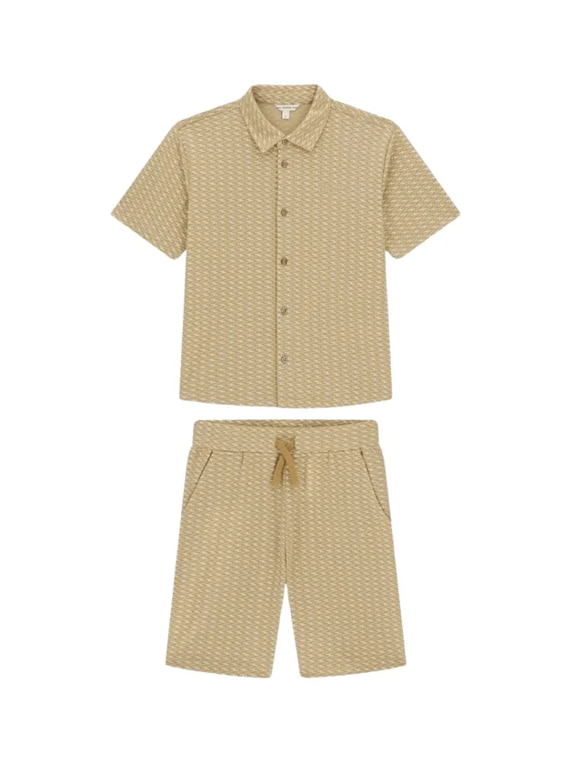 Set Jacquard Ss Polo Cot Poly Fancy Jacquard 180