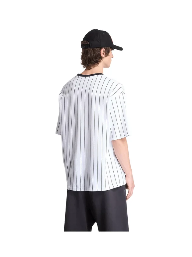 Pinstripe OS Tee