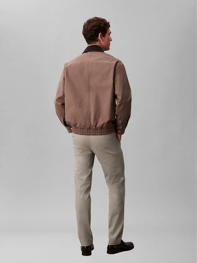 Slim Refined Cotton Stretch Trou