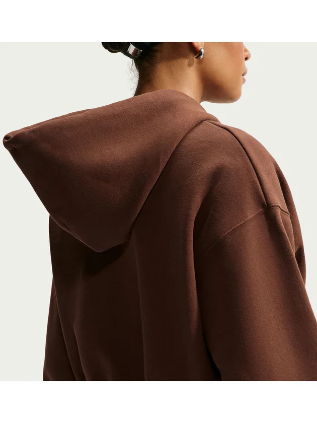 NSW Studio Fleece Midweight Oversized Cropped Full Zip