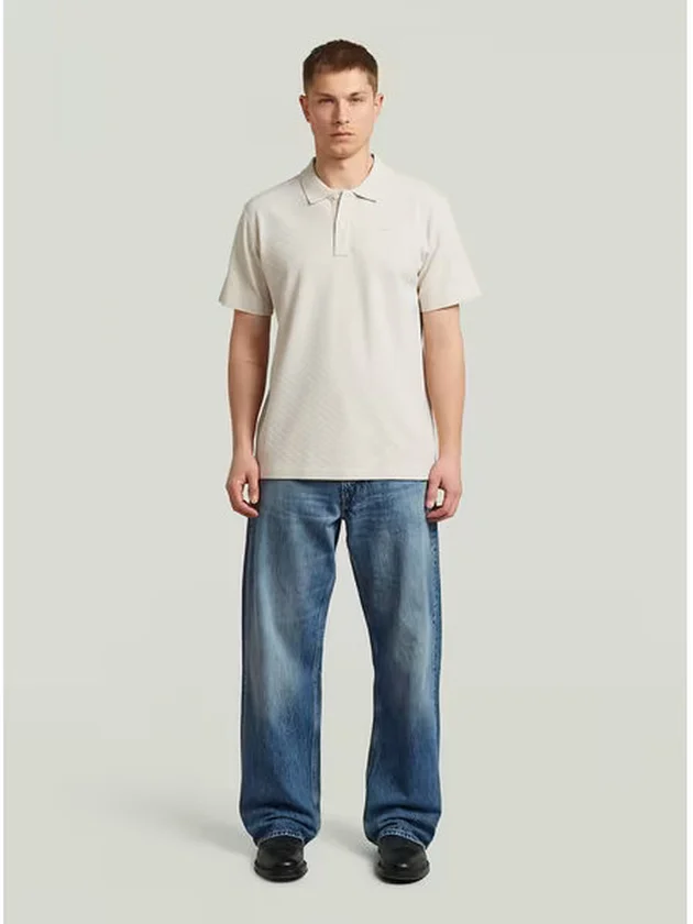 Core Regular Jacquard Polo Ss