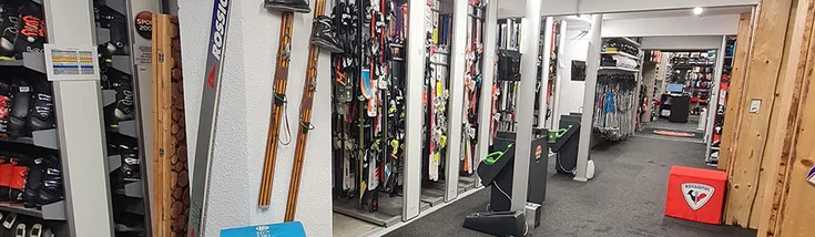 Intérieur du magasin SPORT 2000 LES 7 LAUX TECHNISPORT