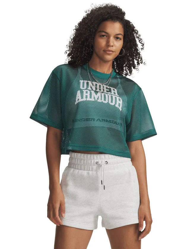 Football Mesh Crop Tee