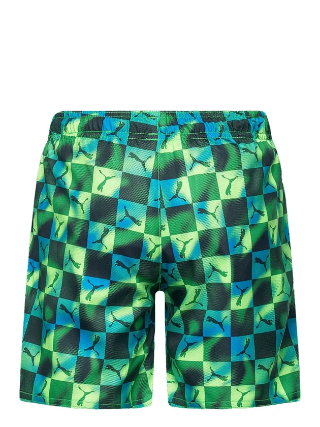 Printed Cat Mid Shorts