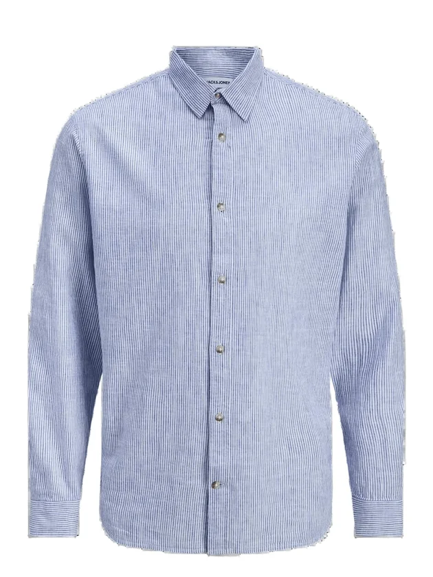 Jjesummer Linen Blend Shirt L S Sn