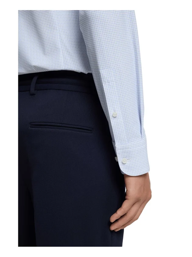 P-Hank Slim Fit Chemise Col Kent Poignets Boutonnés