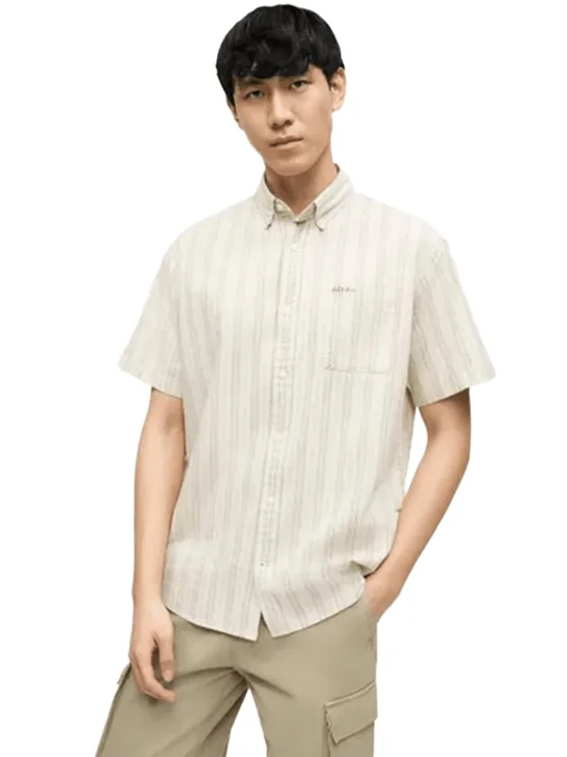 Jjdevin Stripe Shirt Ss