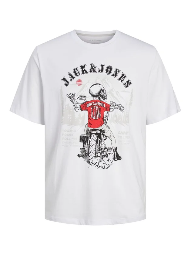 Jjskull Rock Tee Ss Crew Neck