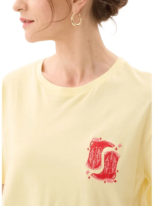 PCELOISE SS Emb Tee FC BC