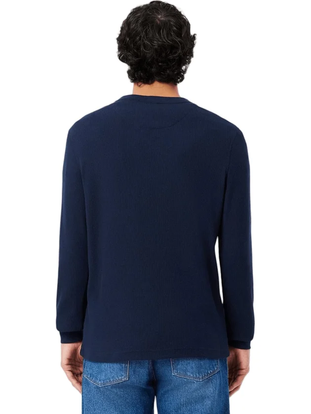 Tee-Shirt Henley Manches Longues