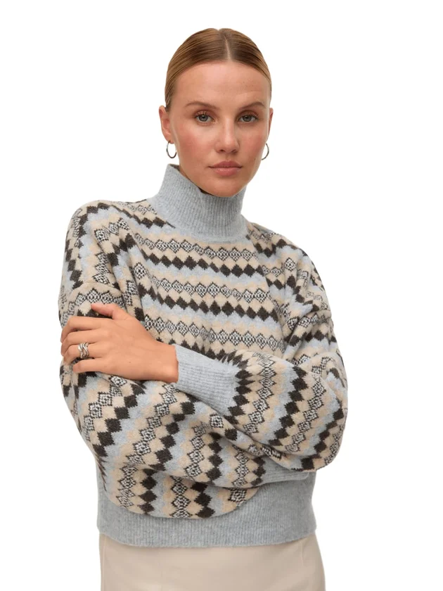 Vmgaiva Ls Highneck Pullover