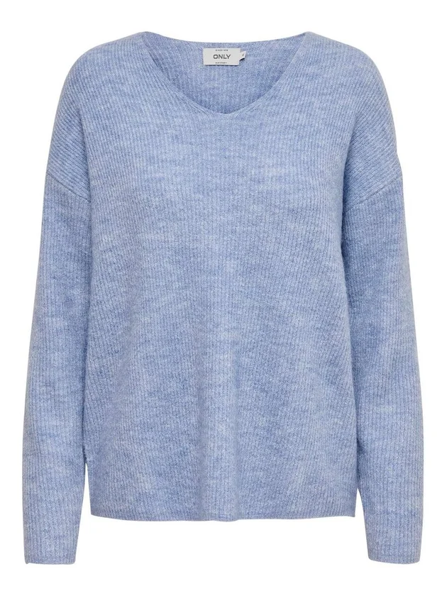 Camilla V Neck L S Pullover Knt Noos