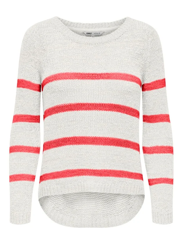 Geena Xo L S Pullover Knt Noos