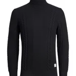 BLACK / DETAIL:ROLL NECK