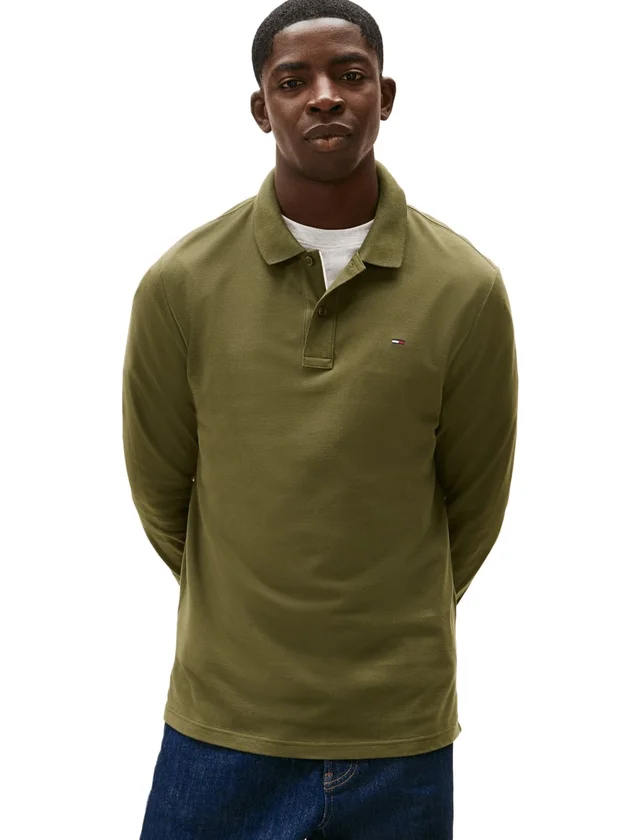 Tjm Slim Placket Polo Ls Ext