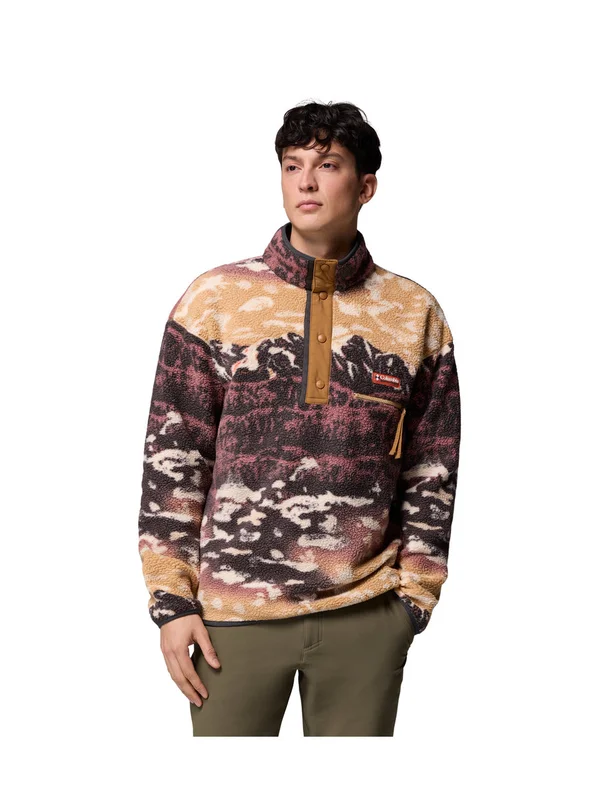 Helvetia II Printed Half Snap Fleece