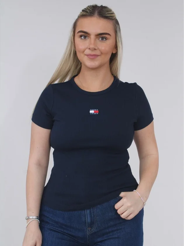 Slim Badge Rib Tee