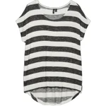 LAUREL WREATH / STRIPES:SNOW WHITE