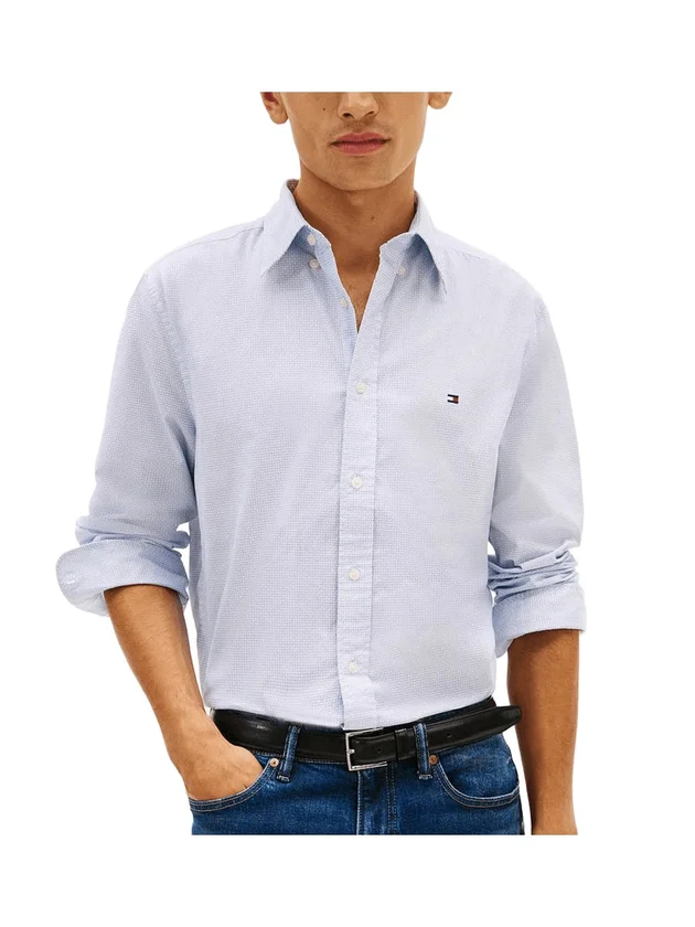 Flex Poplin Fake Solid RF Shirt