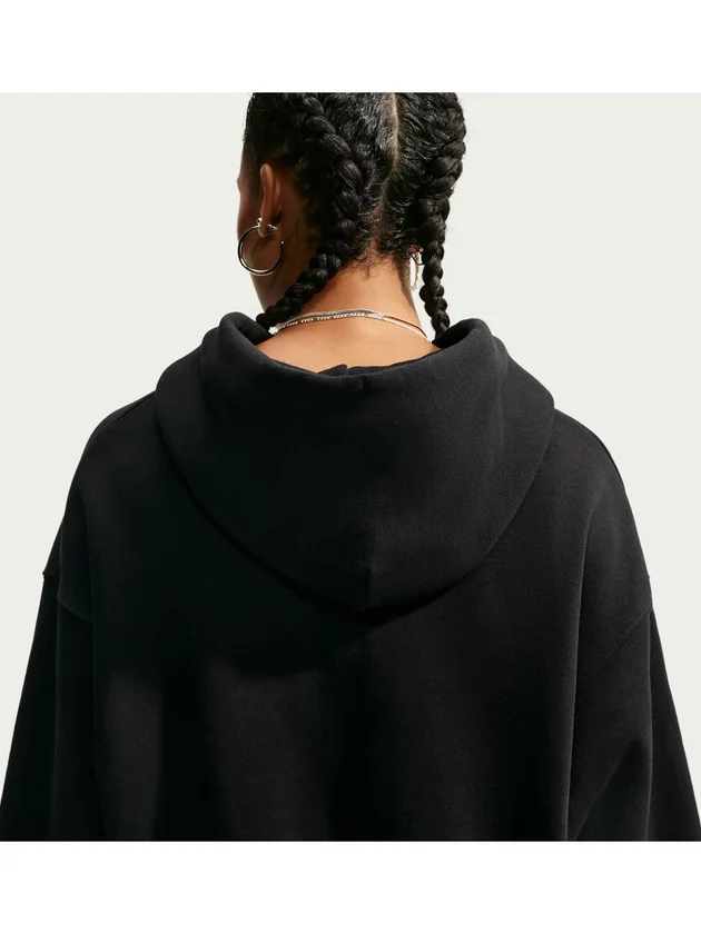 NSW Studio Fleece Midweight Oversized Cropped Full Zip