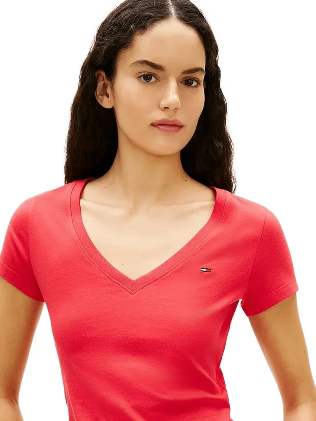 Slim V Neck Tee