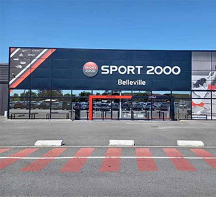 Extérieur du magasin SPORT 2000 BELLEVILLE