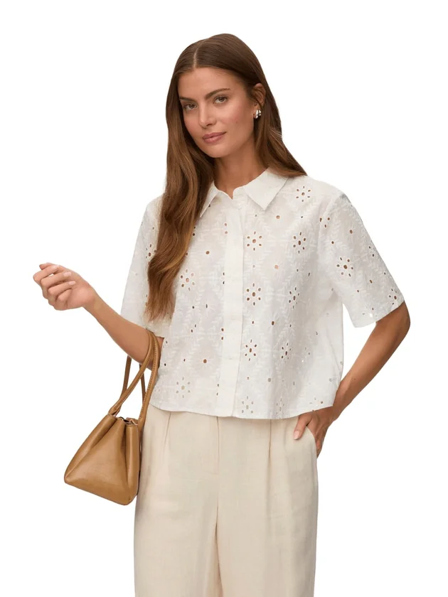 MELIZA Short Sleeve Shirt Wvn Noos