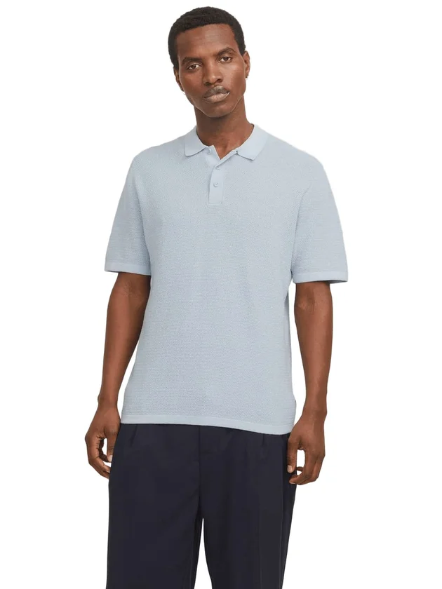 JJEGEORGE Knit Polo SS SN