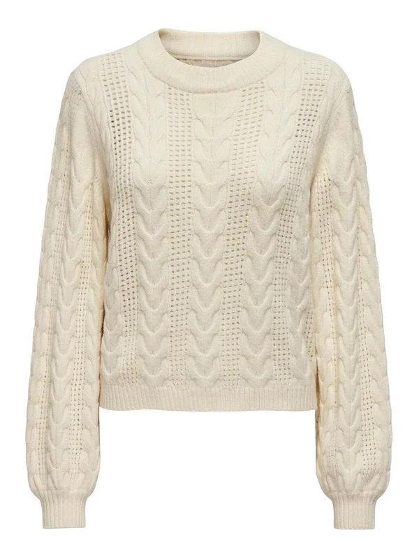 Rubina LS Cable O Neck Knit Noos