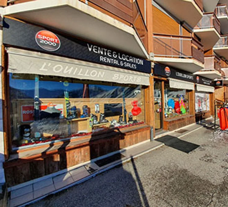 Extérieur du magasin SPORT 2000 SAINT SORLIN D'ARVES L'OUILLON SPORTS