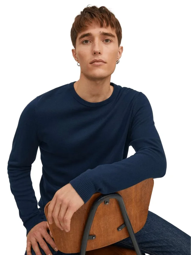 Jjebasic Knit Crew Neck Noos